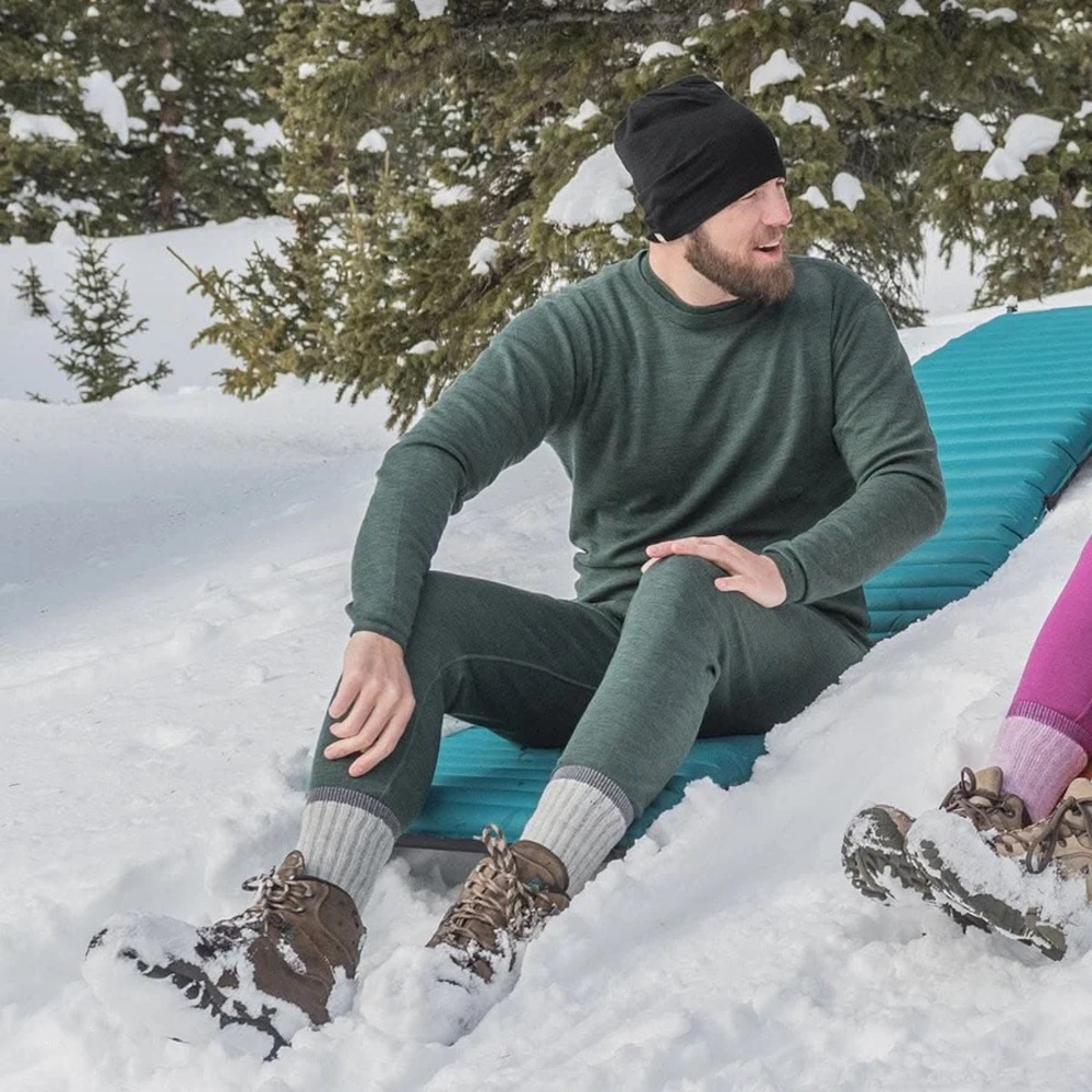 Midweight Men’s Base Layer Bottoms, 100% Merino Wool